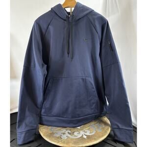 Nike Hoodie Mens Large Blue‎ Running Pullover